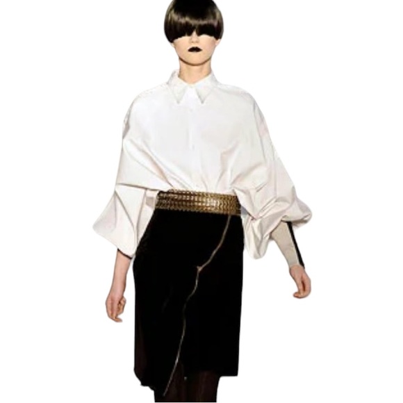 Yves Saint Laurent || NWT || Cashmere & Wool Blend RUNWAY The “IT” Skirt - Picture 2 of 15